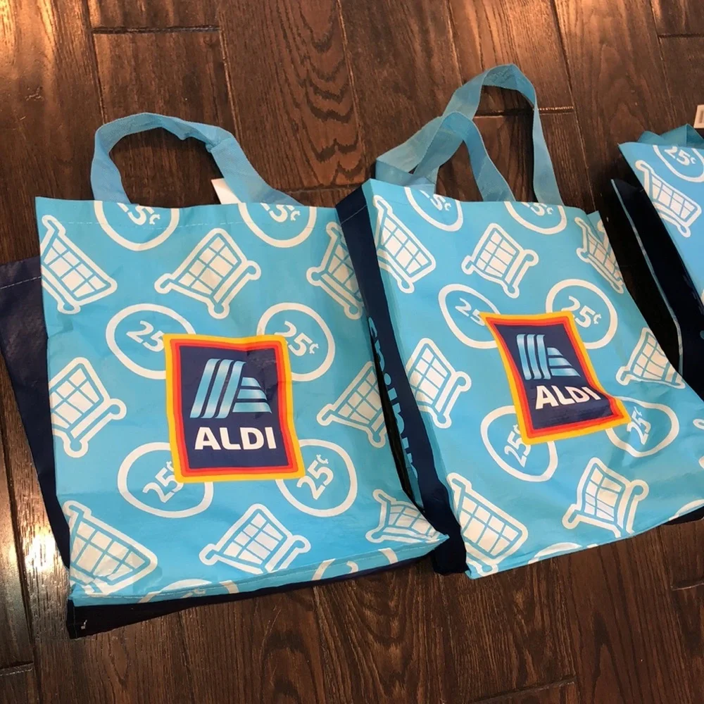 Set of three Aldi reusable bags